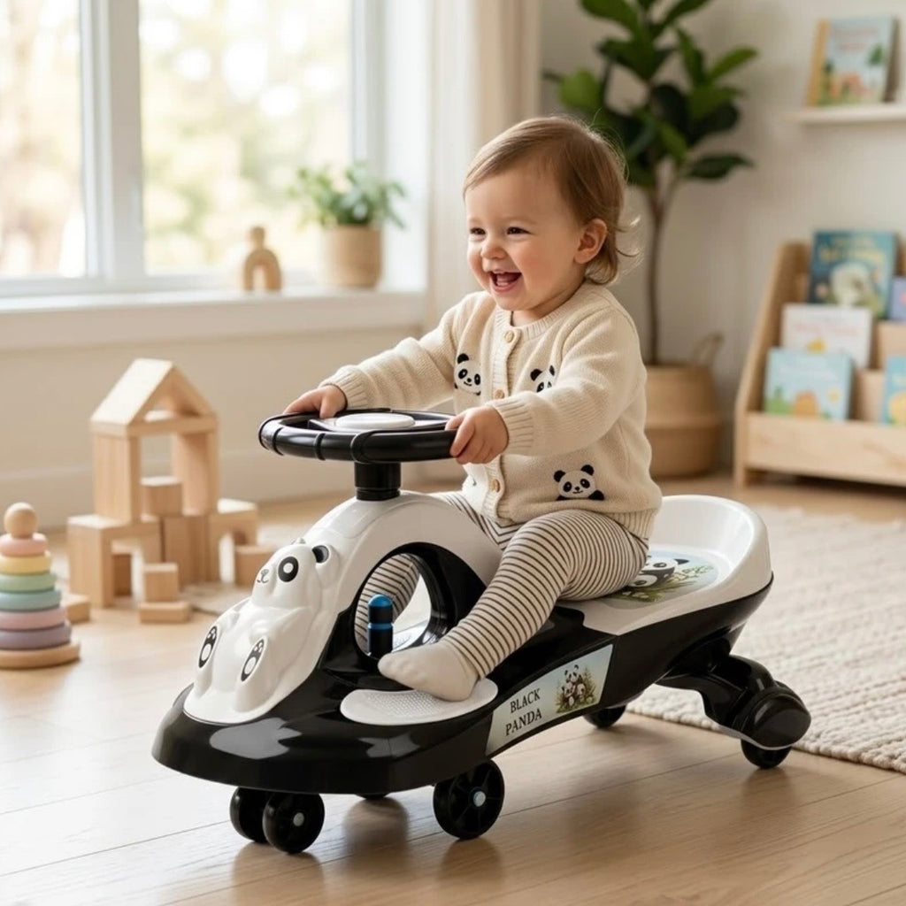 Baby Panda Kids Magic Car/ Swing Car Ride On