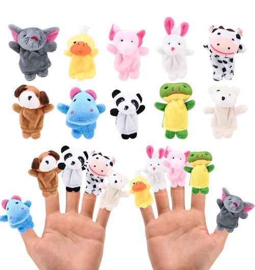 Animal Finger Puppets for Kids – 10 Soft Plush Storytelling Puppets | MumzLife