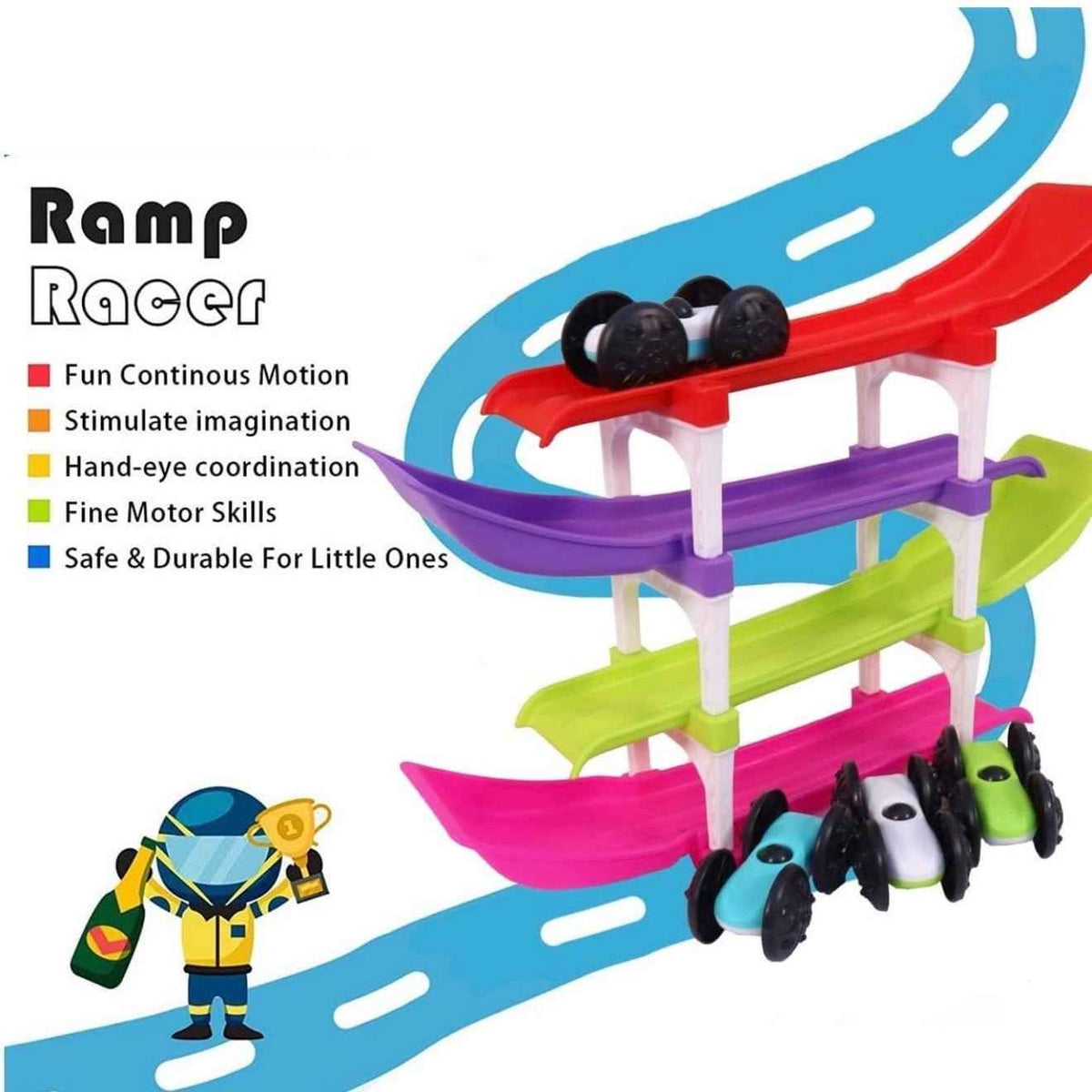 Ramp Racer - 4 level racing track
