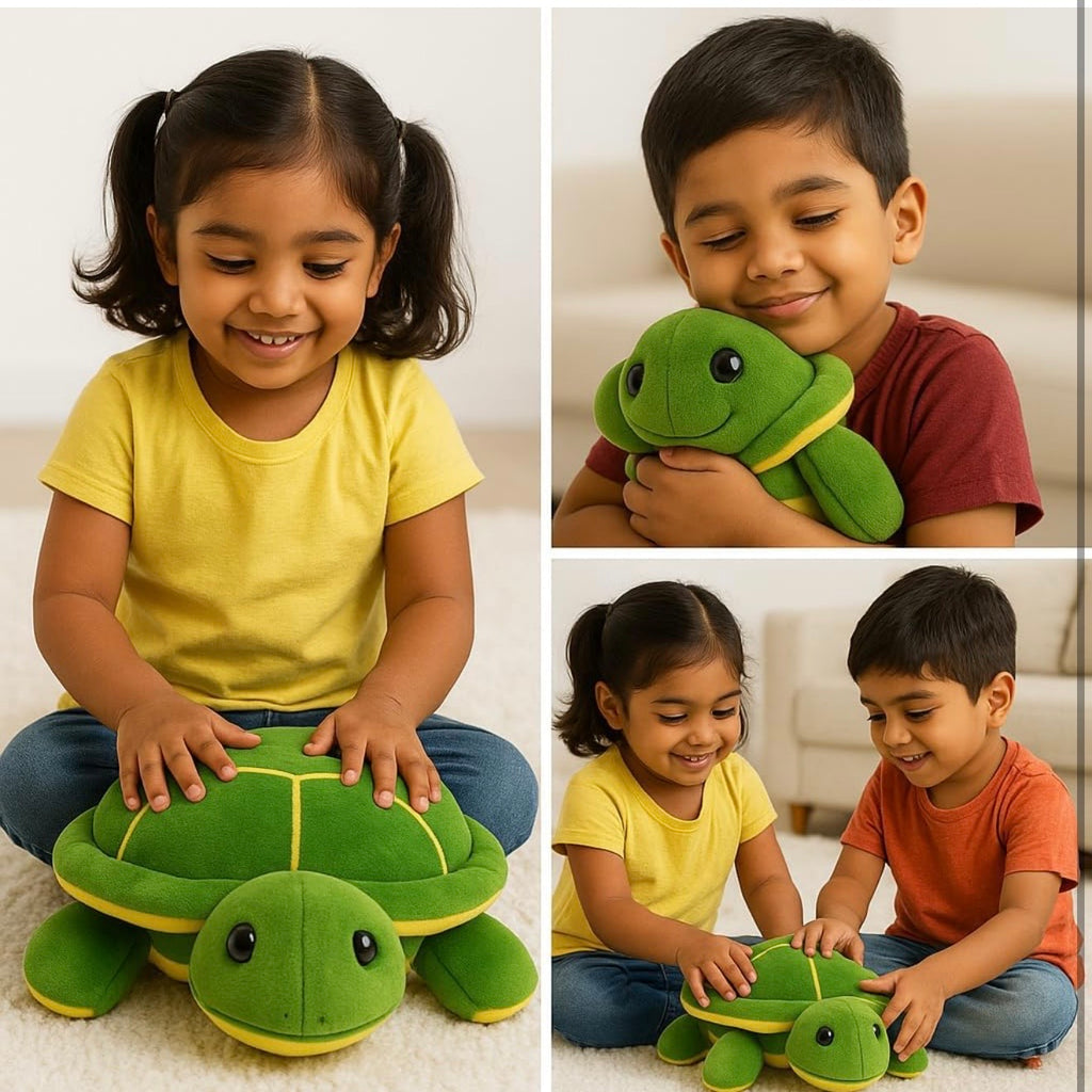 Cuddly Green Turtle Soft Plush Toy