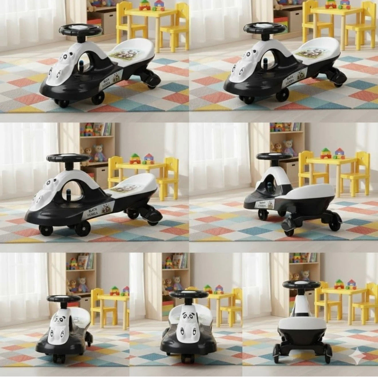 Baby Panda Kids Magic Car/ Swing Car Ride On