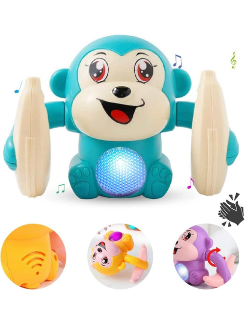 Multicolor Dancing Spinning Monkey musical toy with Light and Sound