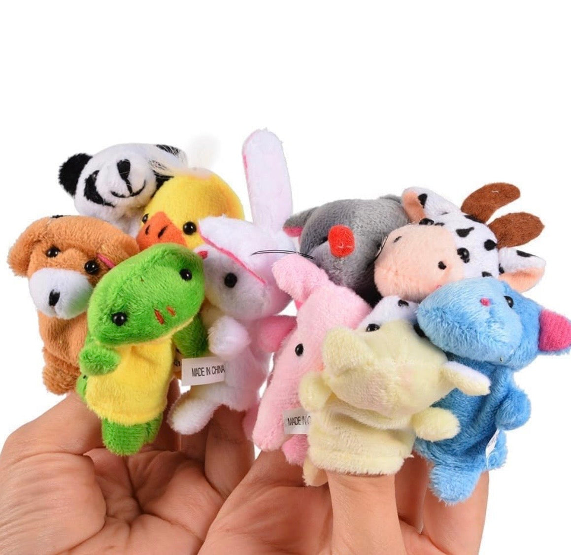 Animal Finger Puppets for Kids – 10 Soft Plush Storytelling Puppets | MumzLife