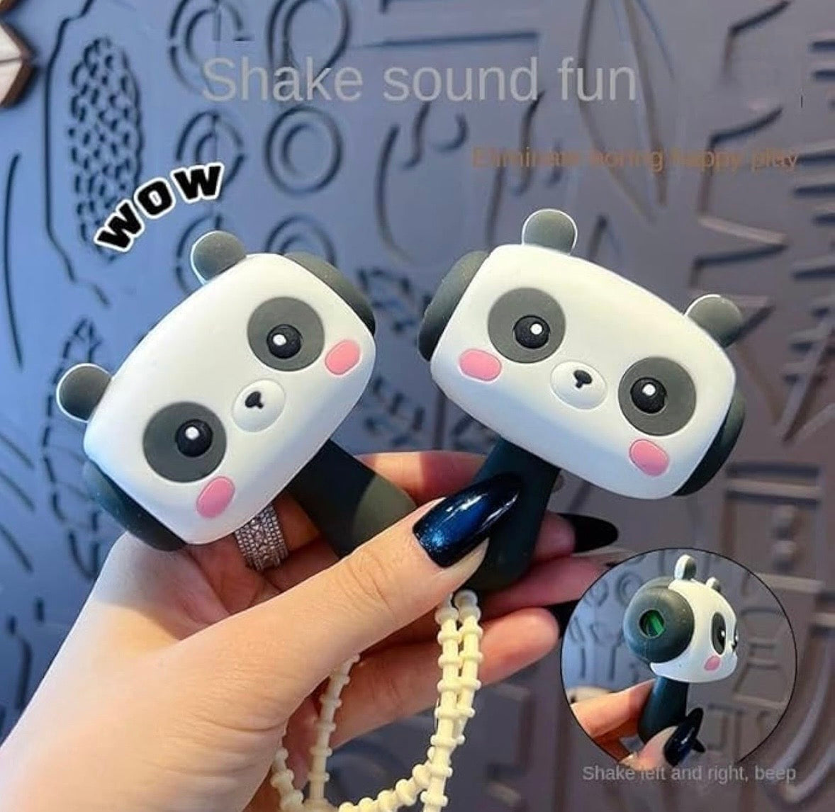 Cute Cartoon Hammer Keychain With Sound For Kids, Shake Left Right Musical Beep Hammer Toy, Soft Grip Cartoon Handheld Sensory Keychain For Babies & Toddlers