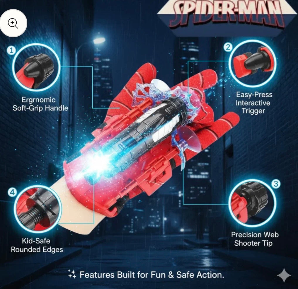 Spidey Webshooter for little Superheroes