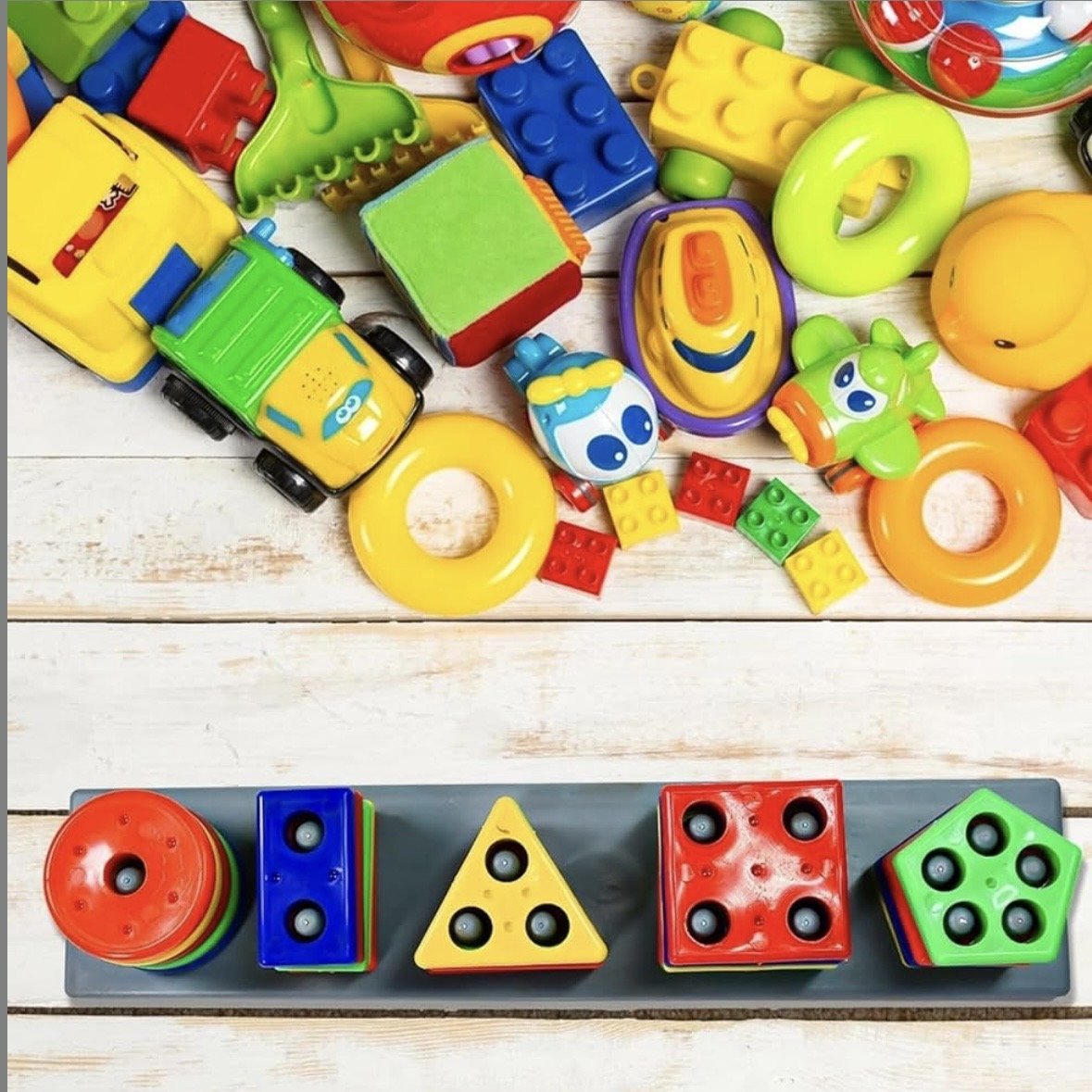 Geometric Shape Sorter Blocks — Stacking & Colour Learning - mumzlife