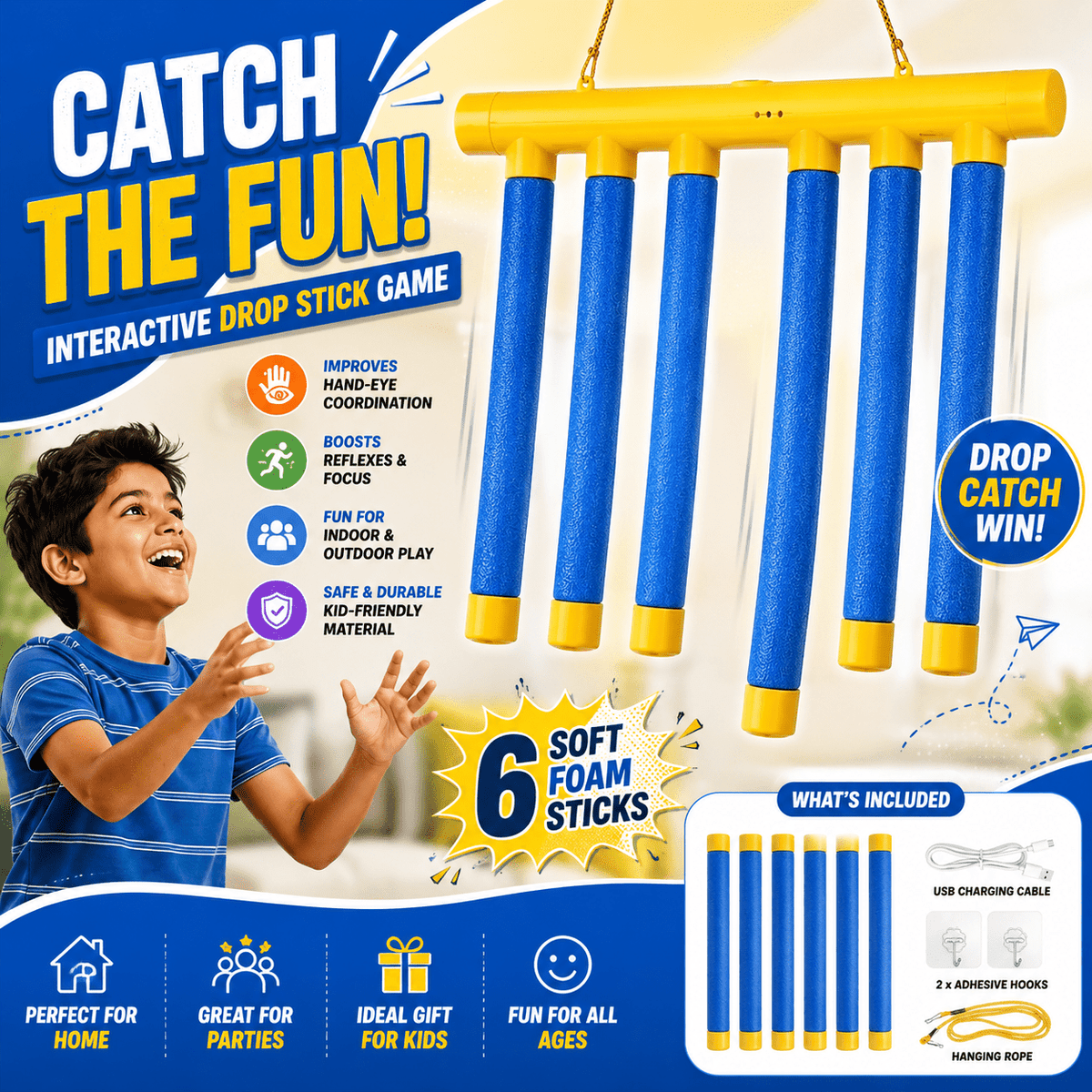 Catch & Drop Sticks Reflex Fun - mumzlife
