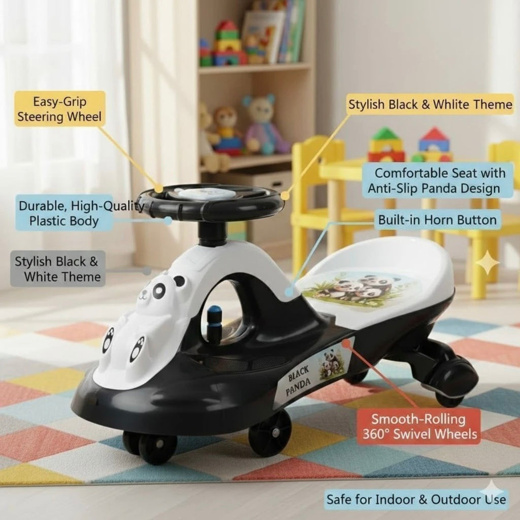 Baby Panda Kids Magic Car/ Swing Car Ride On