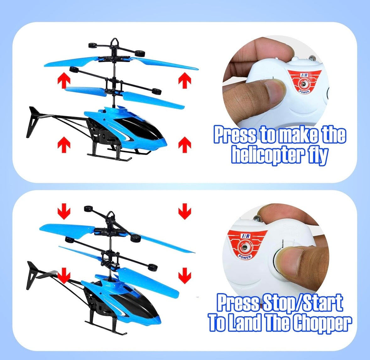 Aercopter™️ | RC helicopter toy | Easy control for kids