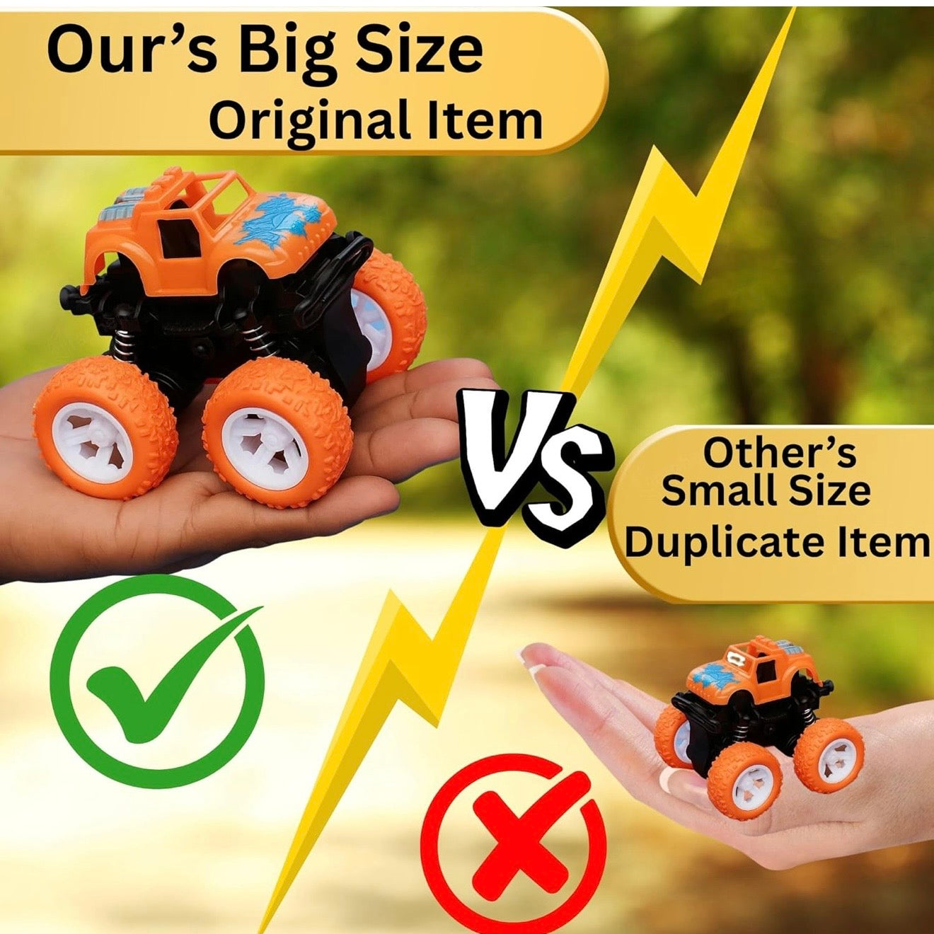 Stunt Monster Truck - Set of 2