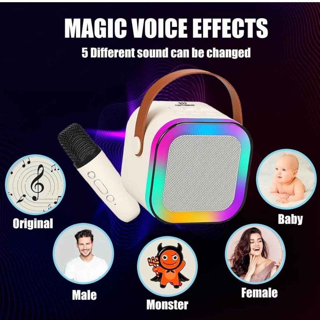 Karaoke Speaker & Mike - Portable & Rechargeable