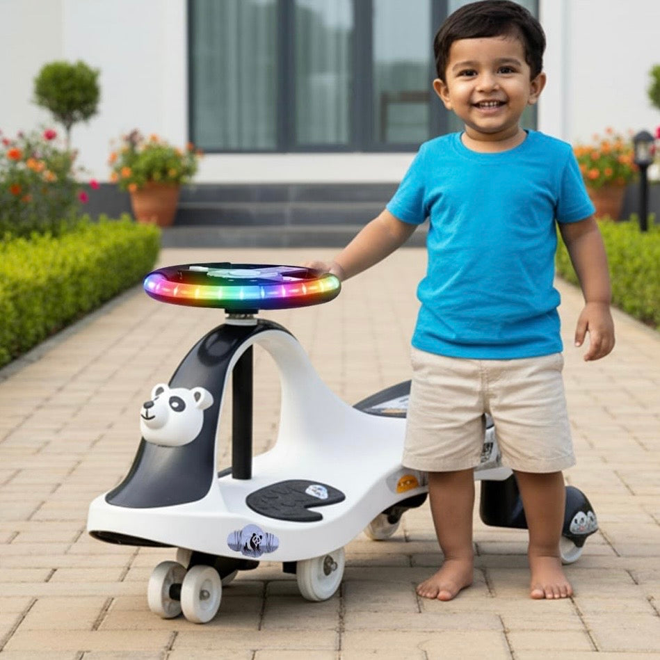 Baby Panda Kids Magic Car/ Swing Car Ride On