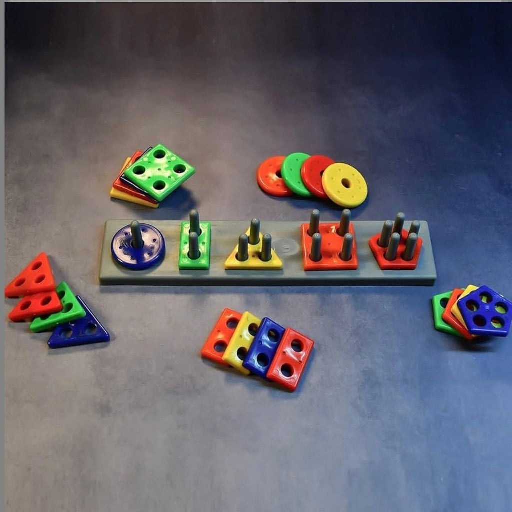 Geometric Shape Sorter Blocks — Stacking & Colour Learning - mumzlife