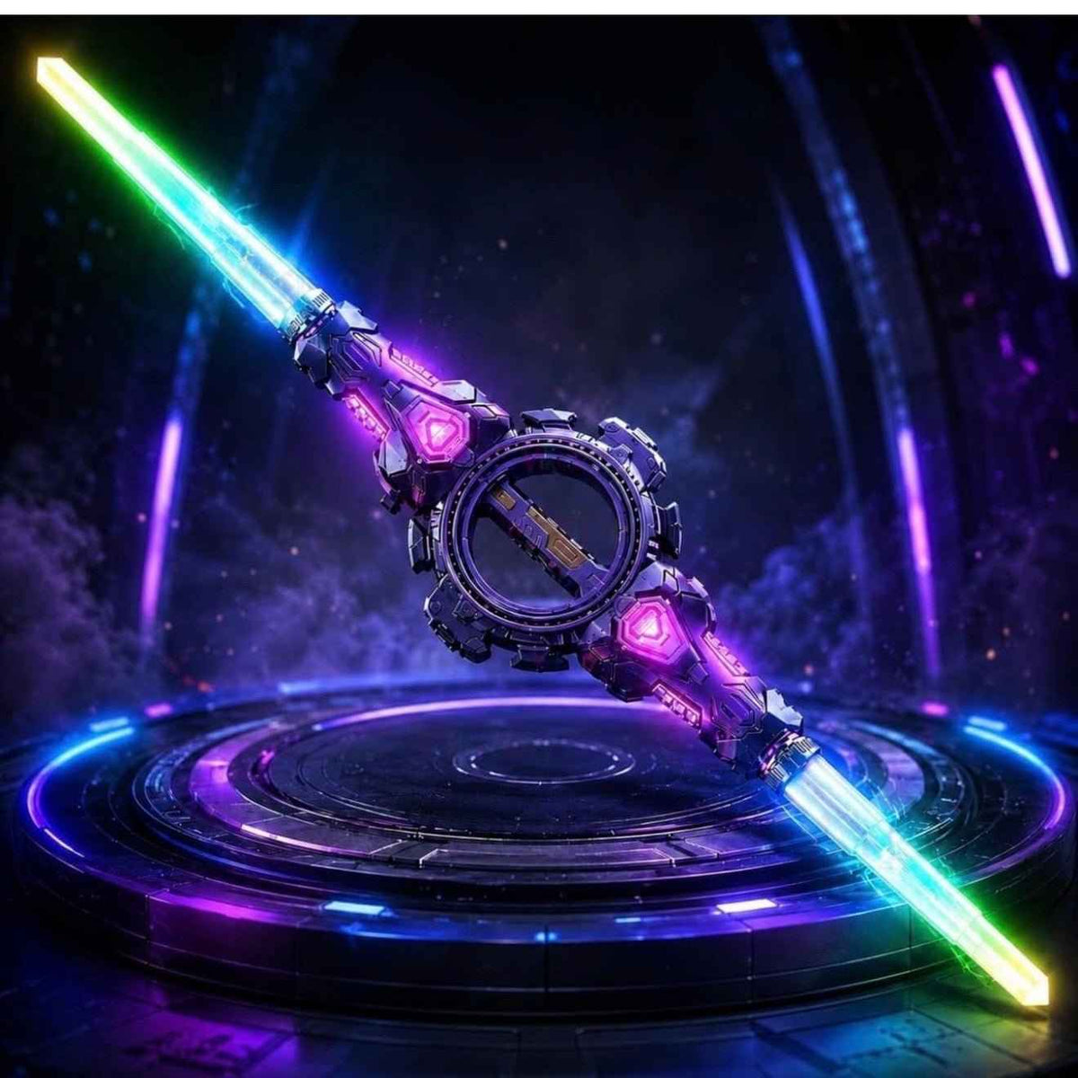 LED Kids Sword Both Side Rotating