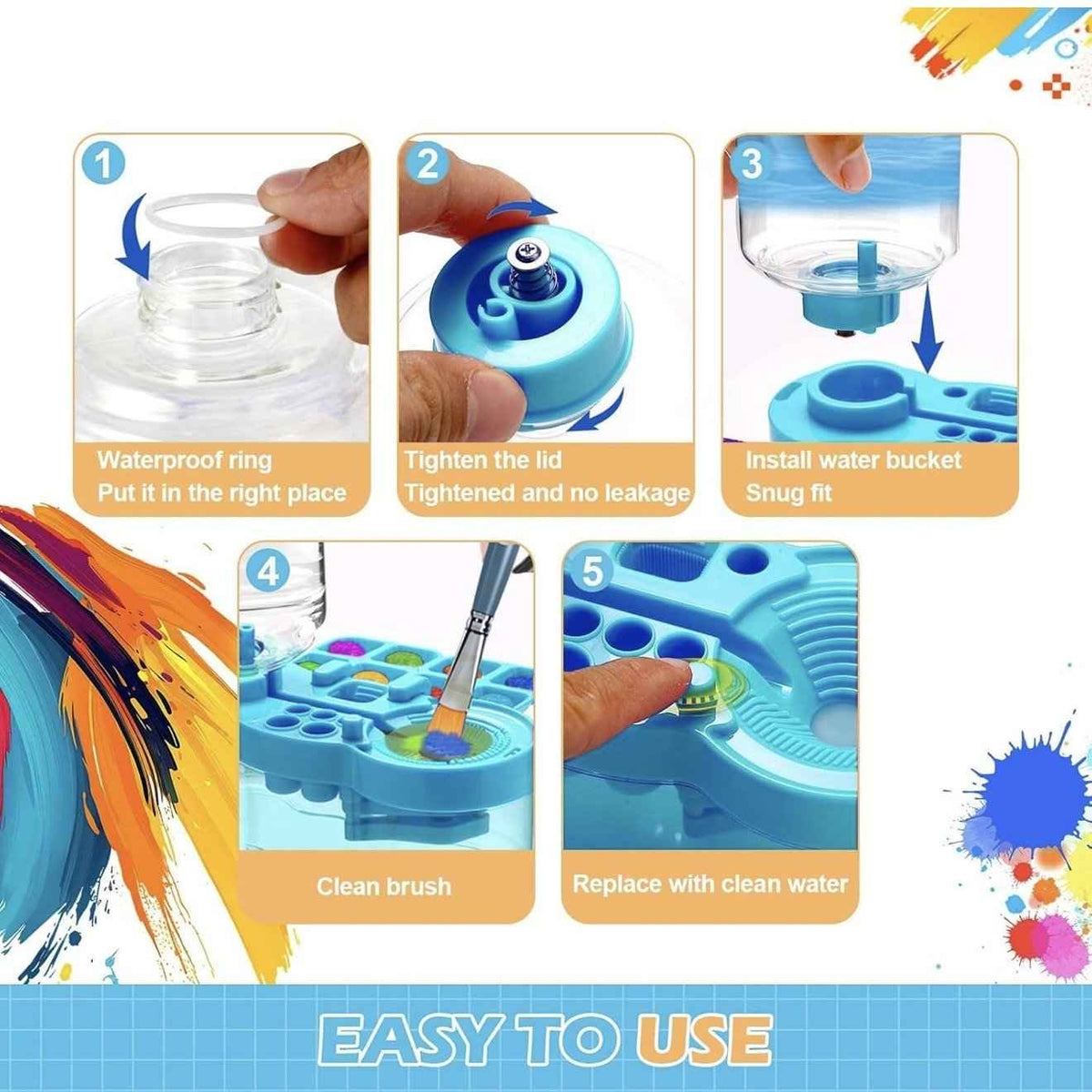 Automatic Paint Brush Cleaner