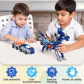 2 in 1 Unicorn Magnetic Transforming Car Toy for Kids | Collision-Activated Auto Deformation into Unicorn with Wings | Dual Car Combination Toy | No Battery | Gift for Boys & Girls Ages 2–8+