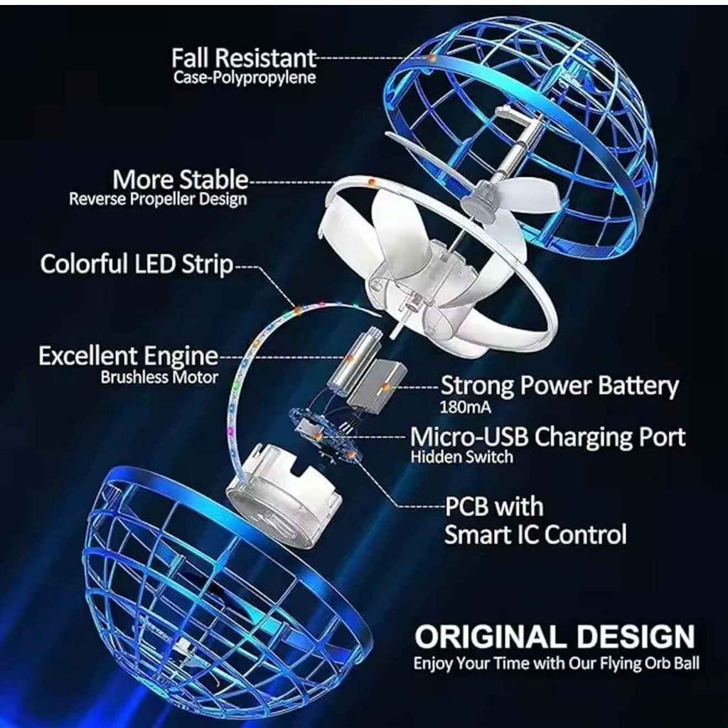 UFO flytoy - Gesture Spinning Orb Ball