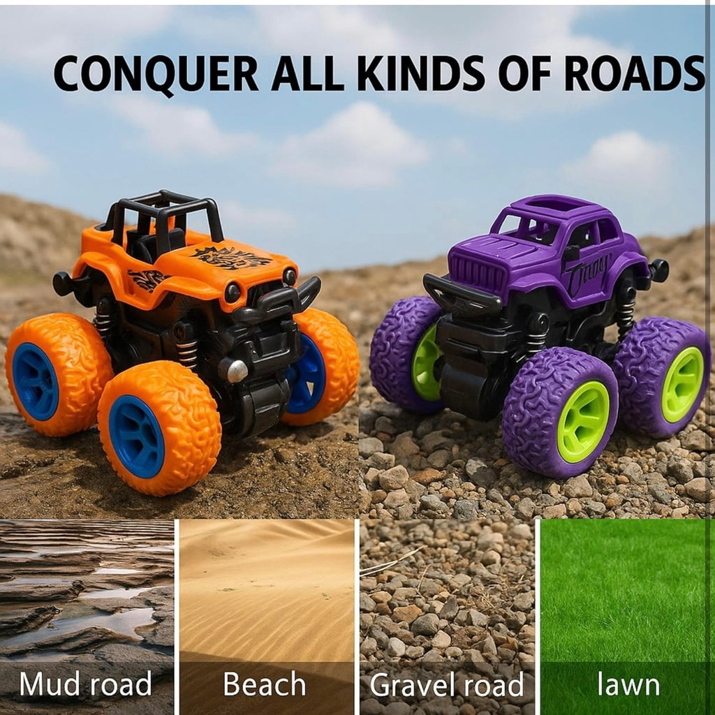 Stunt Monster Truck - Set of 2