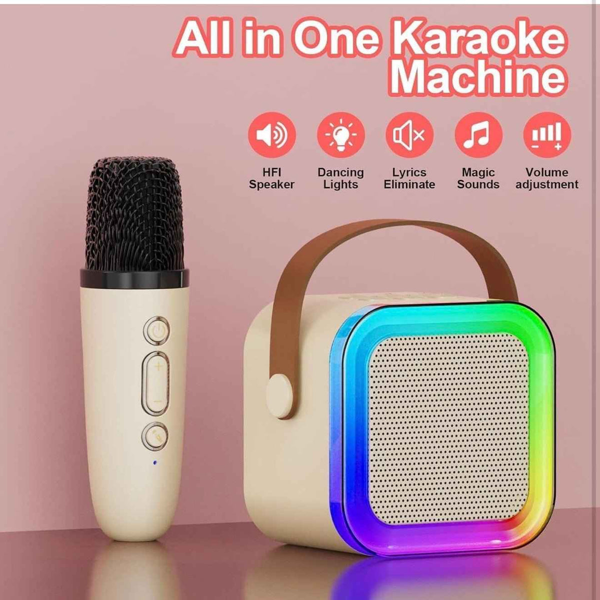 Karaoke Speaker & Mike - Portable & Rechargeable