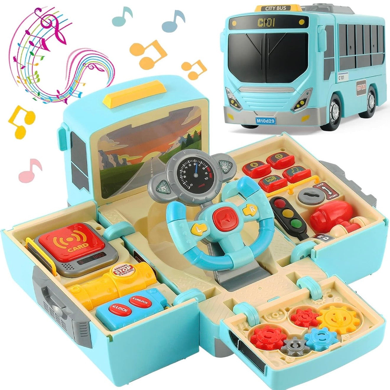Bus Driving Simulator with Music