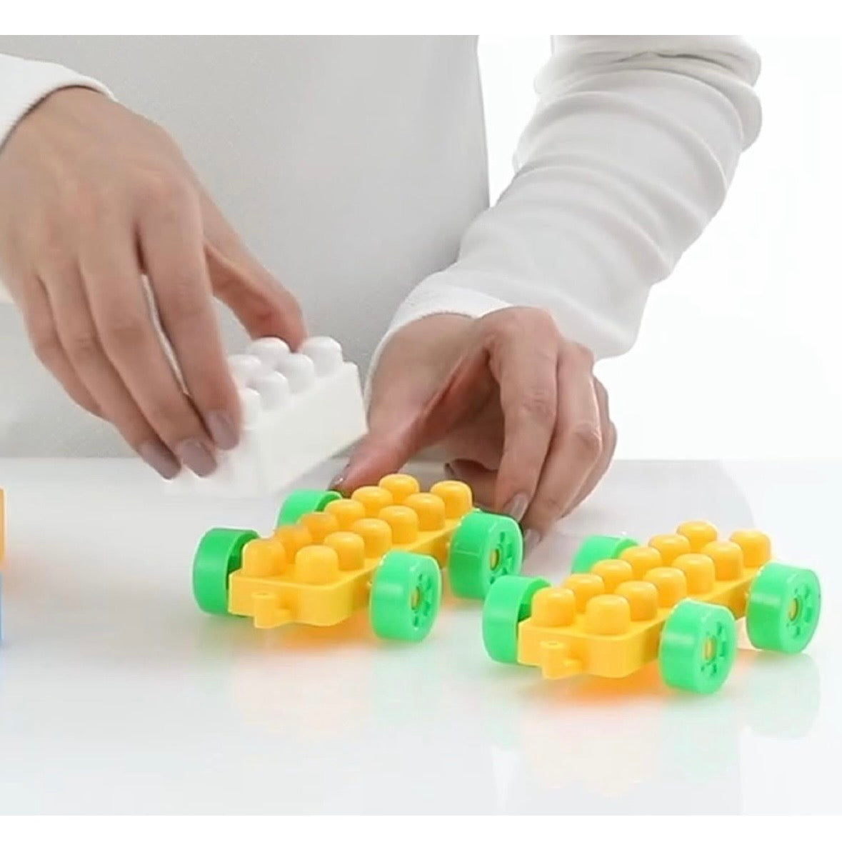 Kid's 80 Pcs Big Mega Sized Blocks Toys Building and Construction Block Set for Children Boys and Girls (Multicolor)