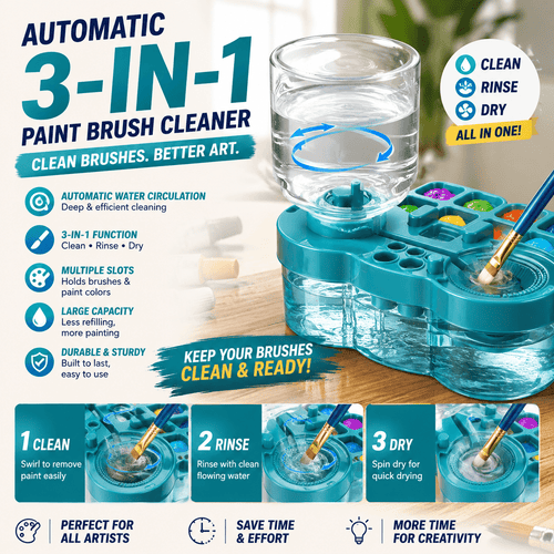 Automatic Paint Brush Cleaner - mumzlife
