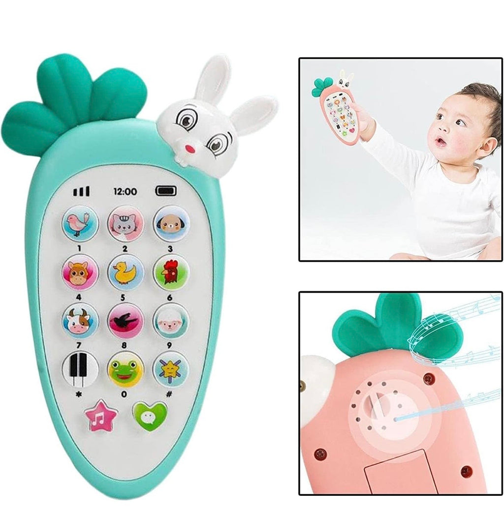 Cute Rabbit Phone toy with Lights & Music for kids babies toddlers