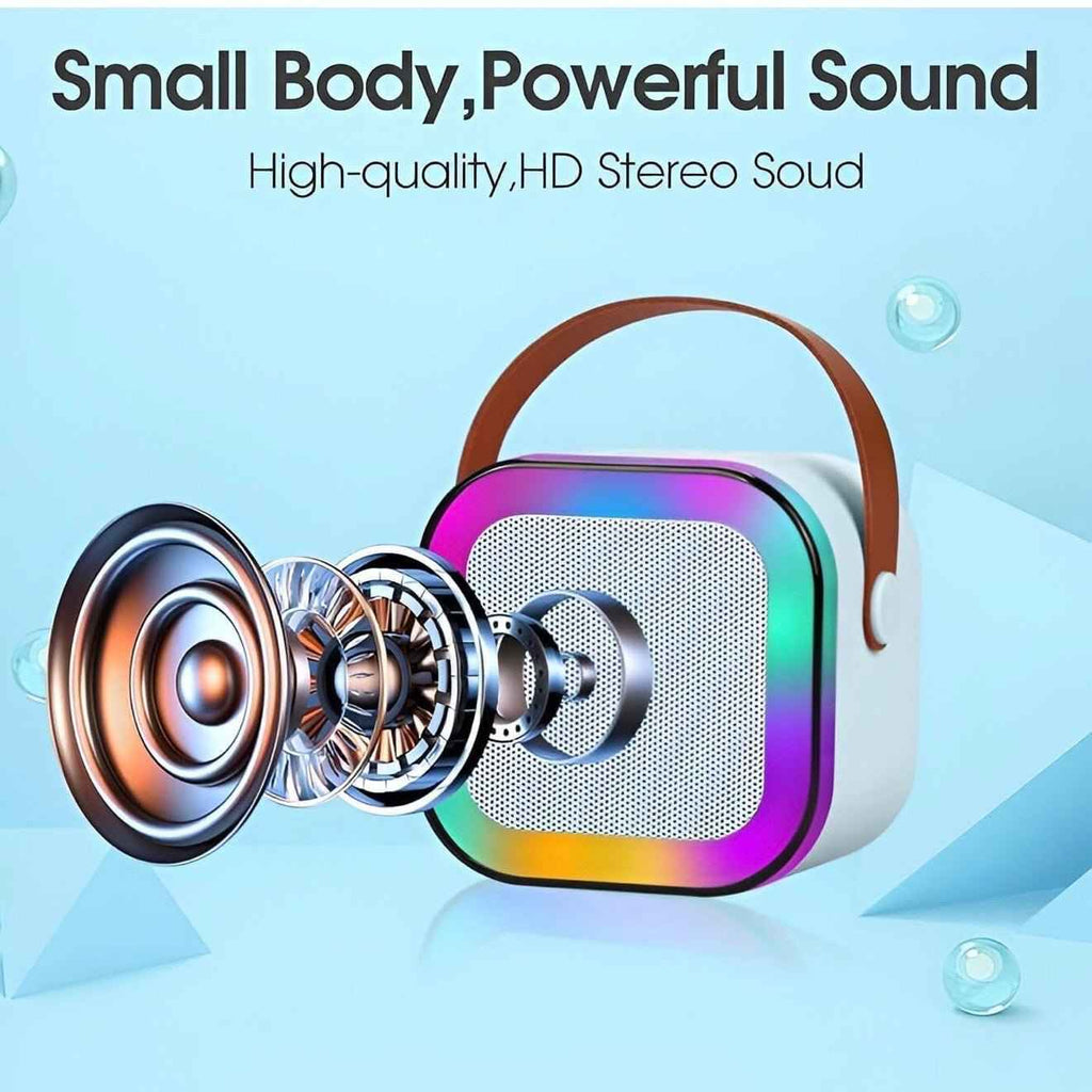 Karaoke Speaker & Mike - Portable & Rechargeable