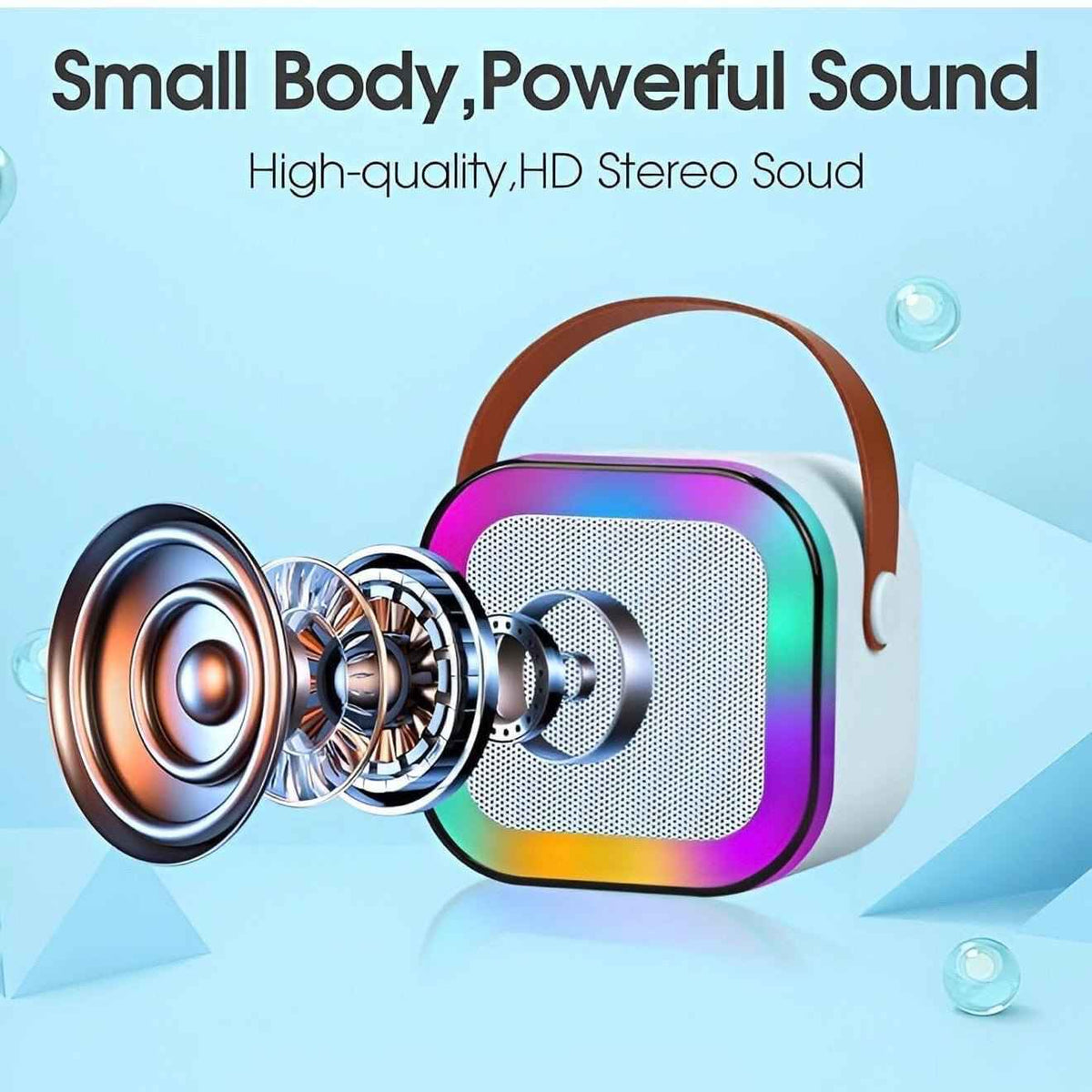 Karaoke Speaker & Mike - Portable & Rechargeable
