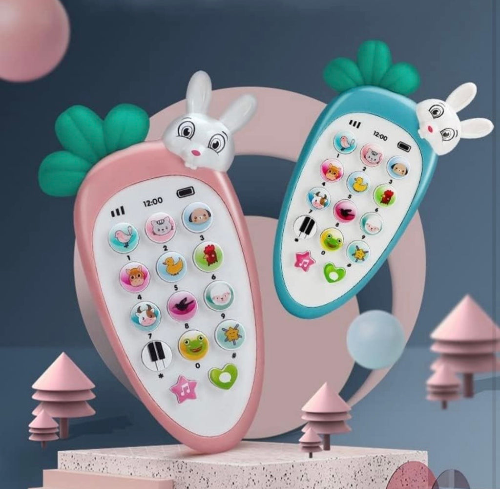 Cute Rabbit Phone toy with Lights & Music for kids babies toddlers