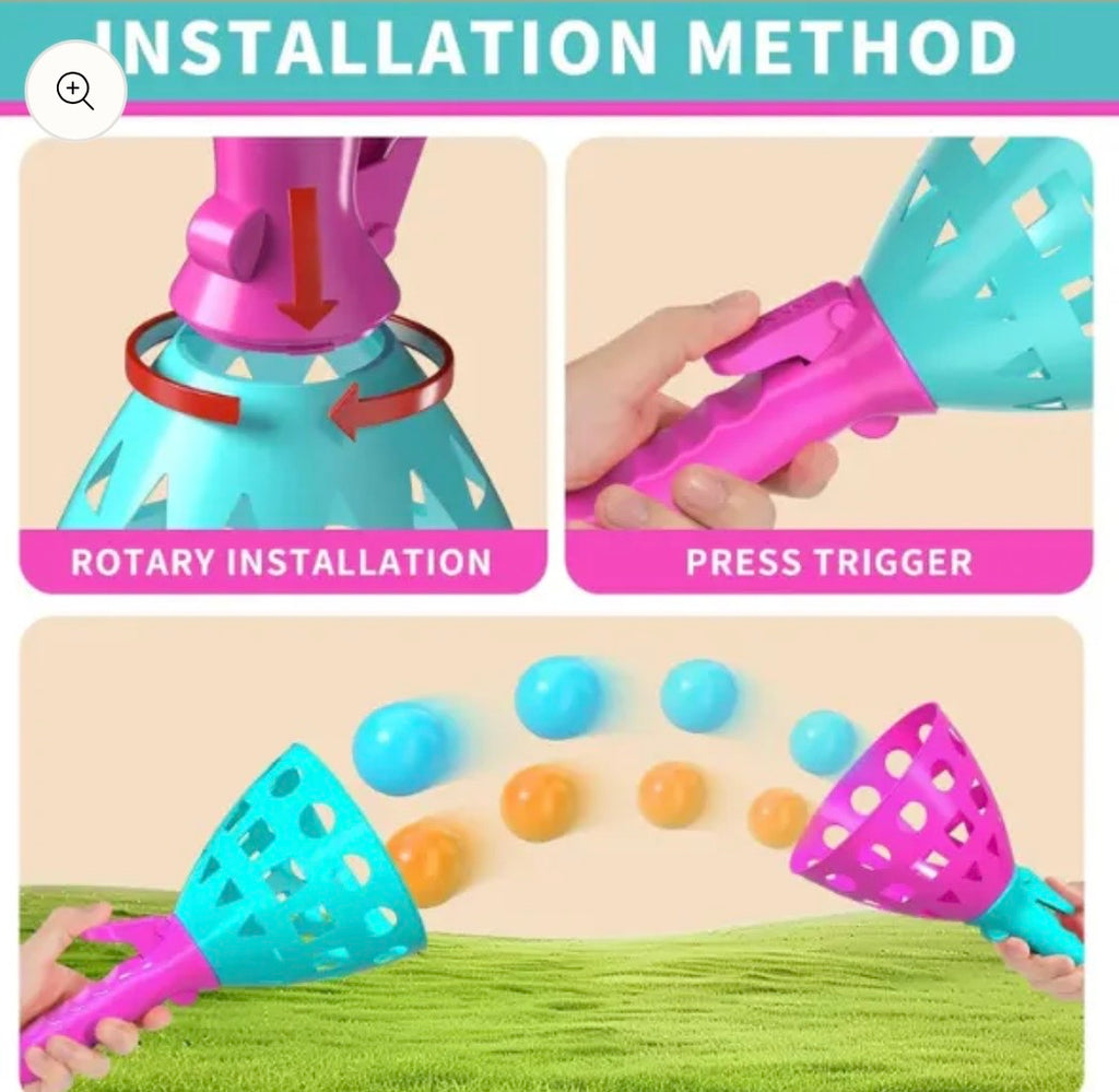 Pop-Up Ball Catcher Game for Kids | Interactive Indoor & Outdoor Toy for Family Fun