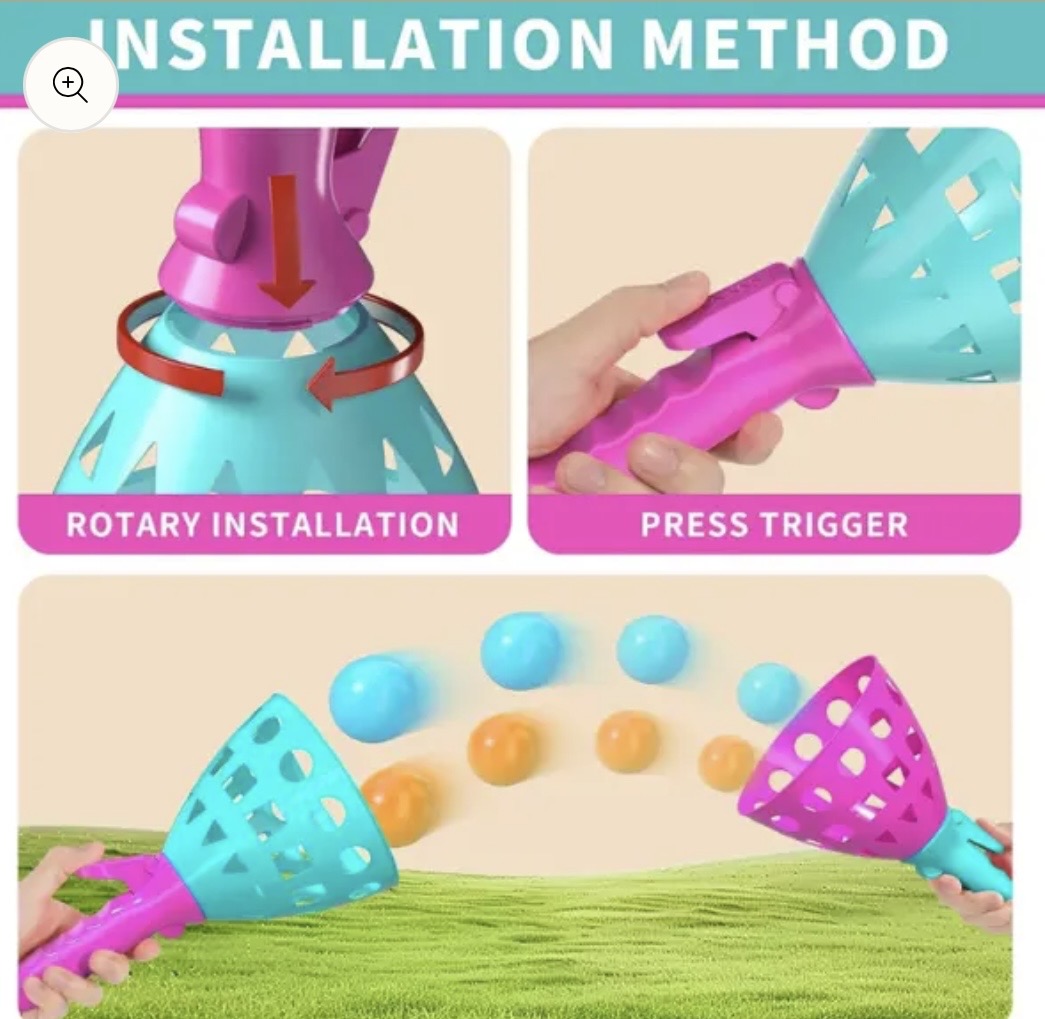 Pop-Up Ball Catcher Game for Kids | Interactive Indoor & Outdoor Toy for Family Fun