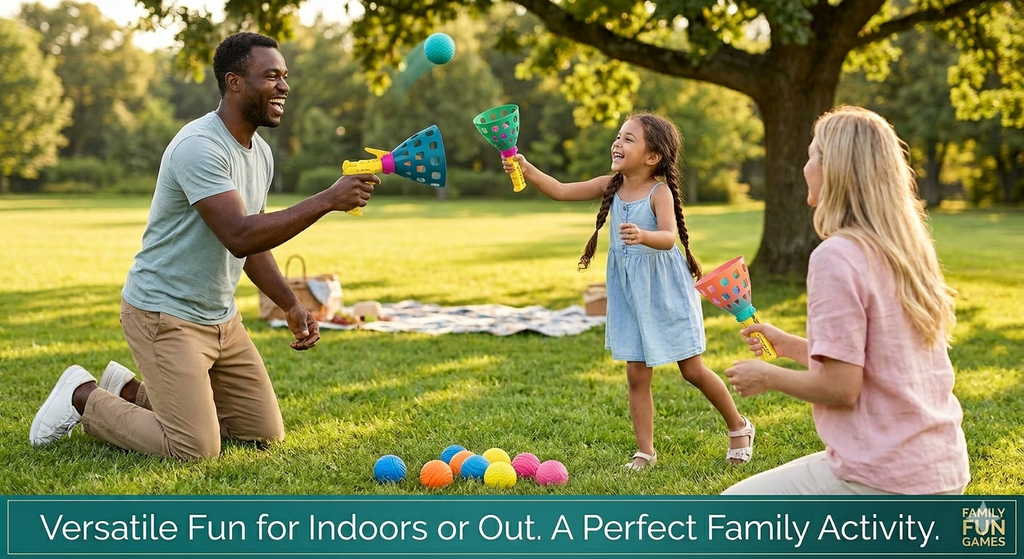 Pop-Up Ball Catcher Game for Kids | Interactive Indoor & Outdoor Toy for Family Fun