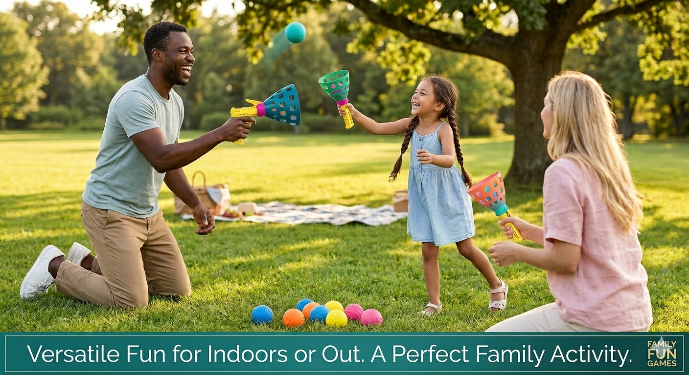 Pop-Up Ball Catcher Game for Kids | Interactive Indoor & Outdoor Toy for Family Fun