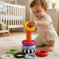 Colourful Stacking Rings - 10 Pcs