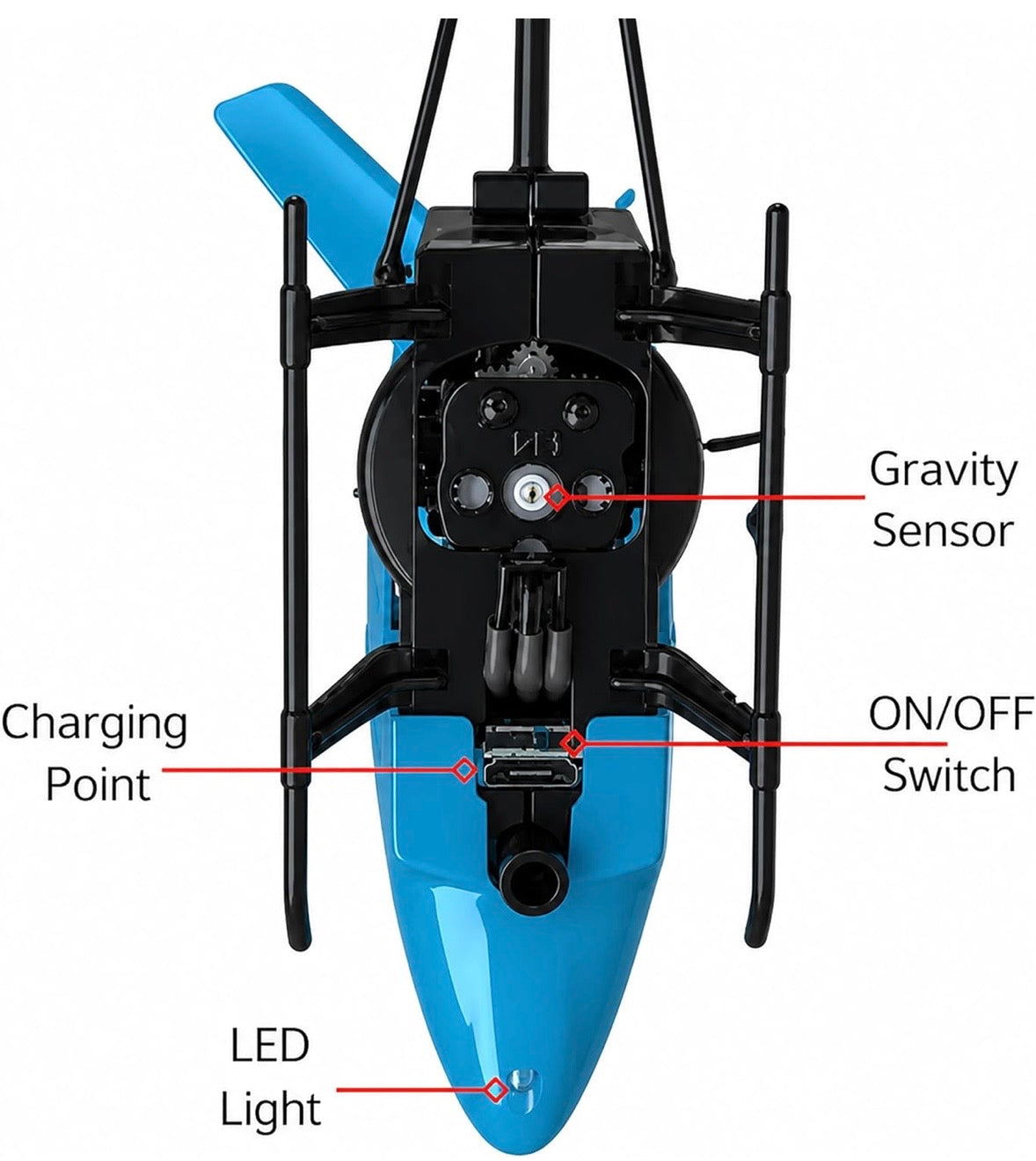 Aercopter™️ | RC helicopter toy | Easy control for kids