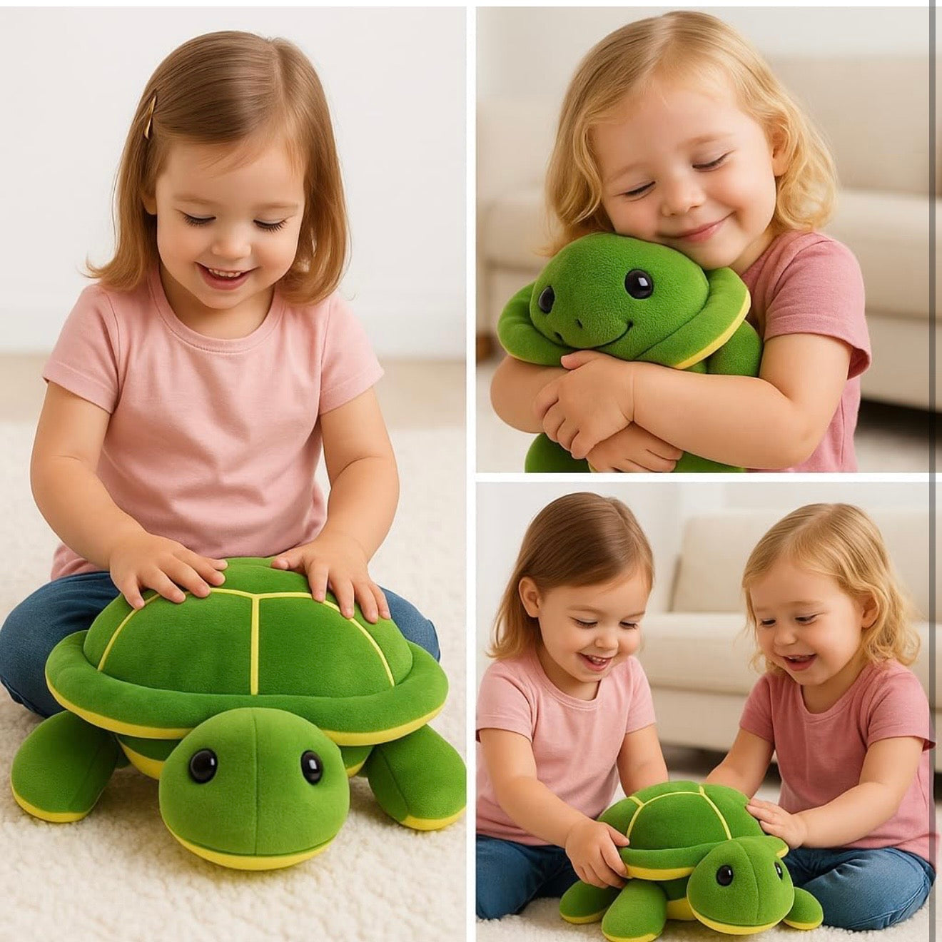 Cuddly Green Turtle Soft Plush Toy