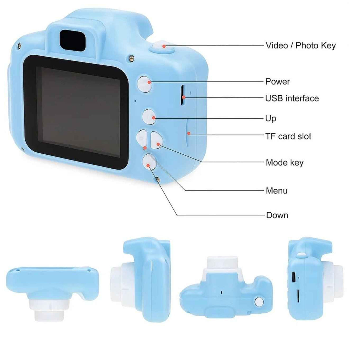 DigiCam™️ - Rechargable Digital Camera