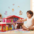 Deluxe Doll House - 50 Pcs | Girls Role Playset | Pretend Play | Dollhouse Accessories | Imaginative Play | Playhouse | For Kids Age 3+ years
