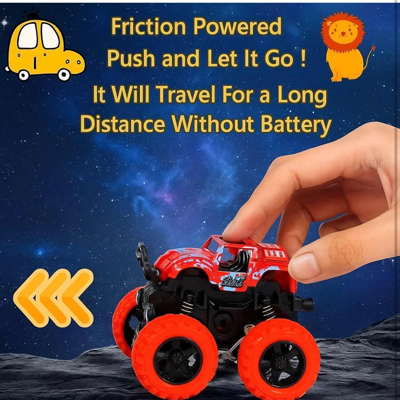 Stunt Monster Truck - Set of 2