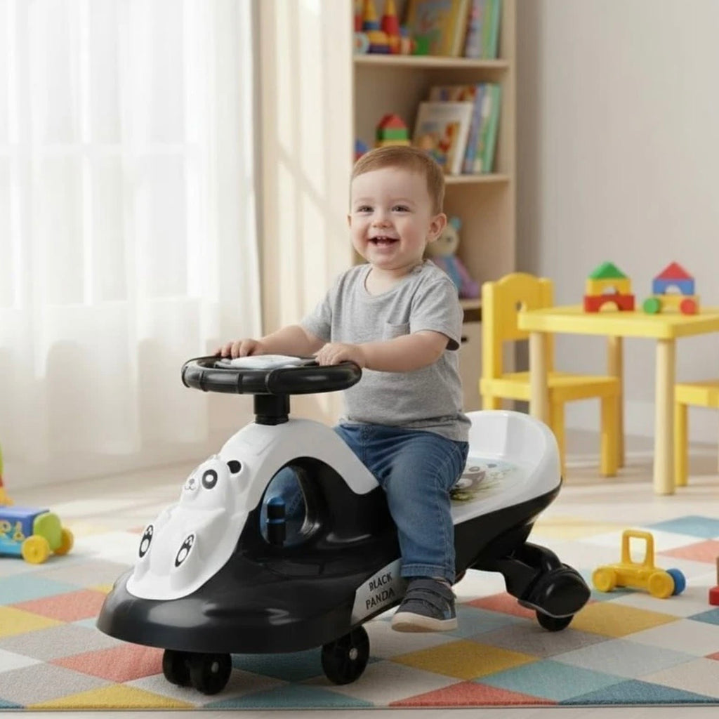 Baby Panda Kids Magic Car/ Swing Car Ride On